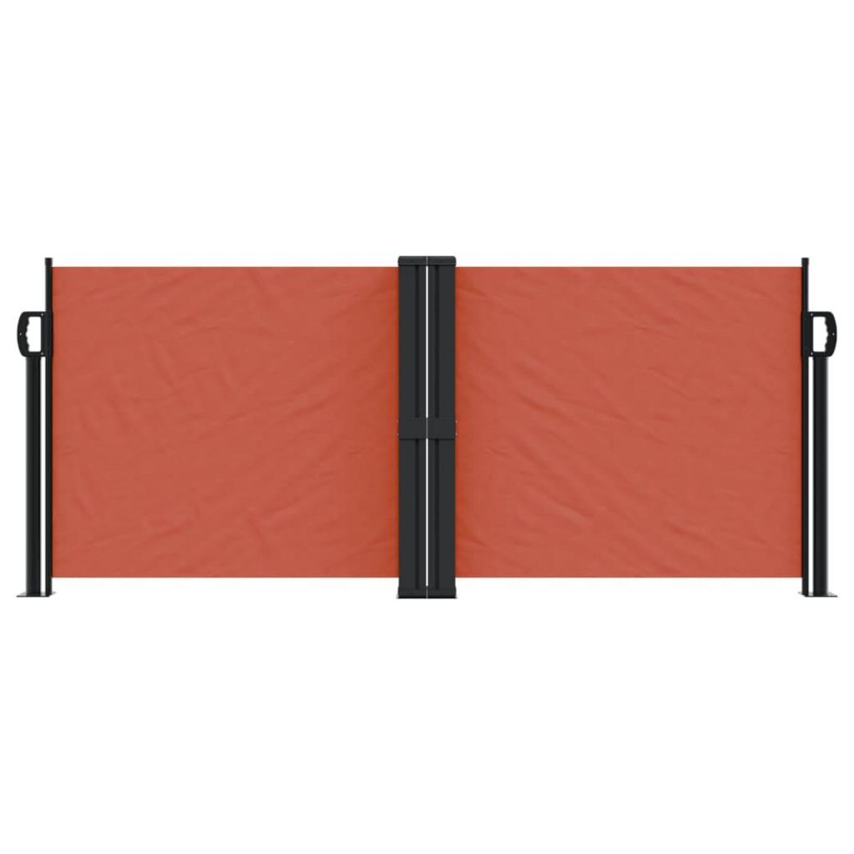 VIDAXL Auvent lateral retractable terre cuite 100x1000 cm