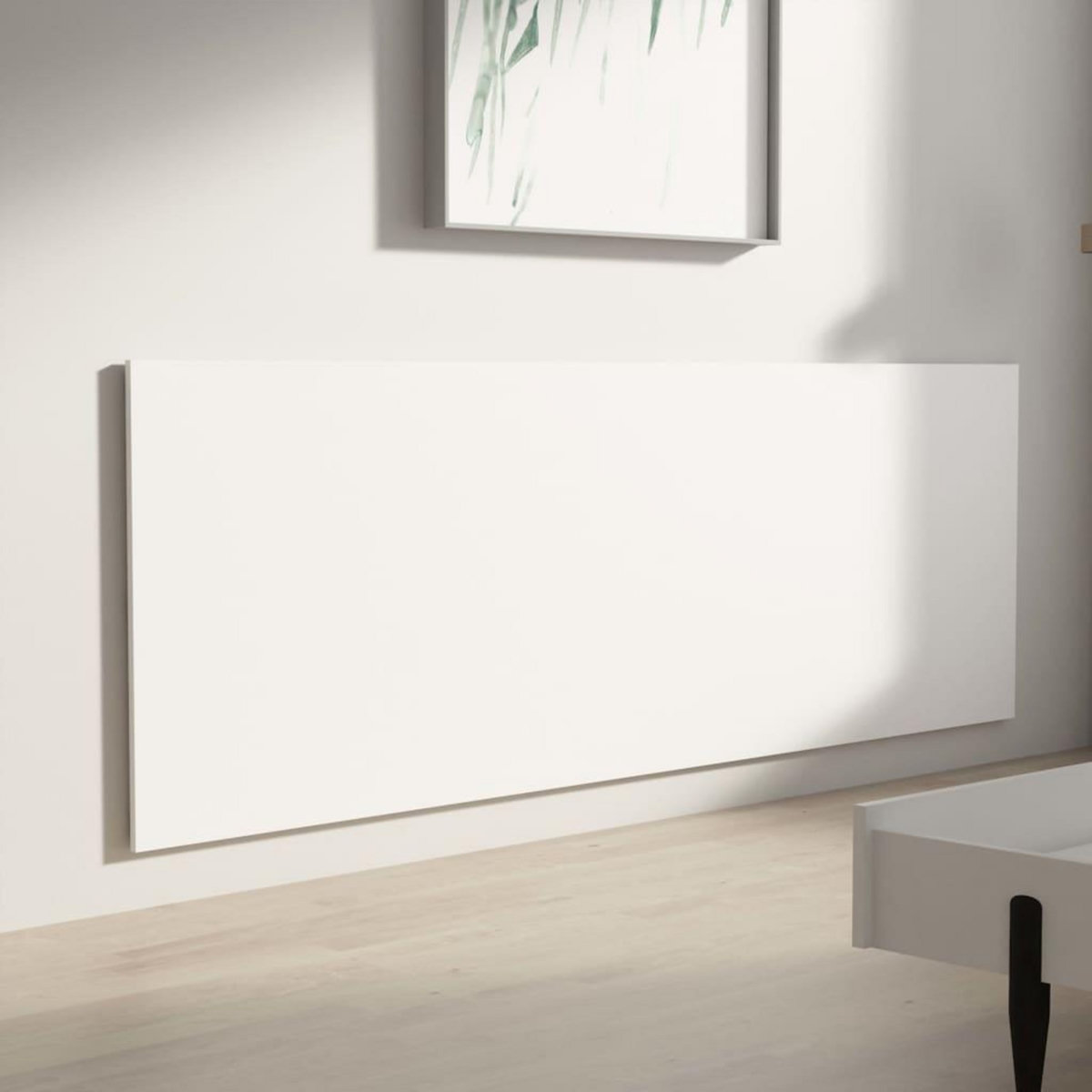 VIDAXL Tete de lit murale Blanc 240x1,5x80 cm Bois d'ingenierie