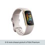 Fitbit Bracelet connecté Charge 5 or pale blanc lunaire