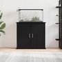 Voir la diapositive 3 : VIDAXL Support pour aquarium chêne noir 81x36x73 cm bois d ingénierie