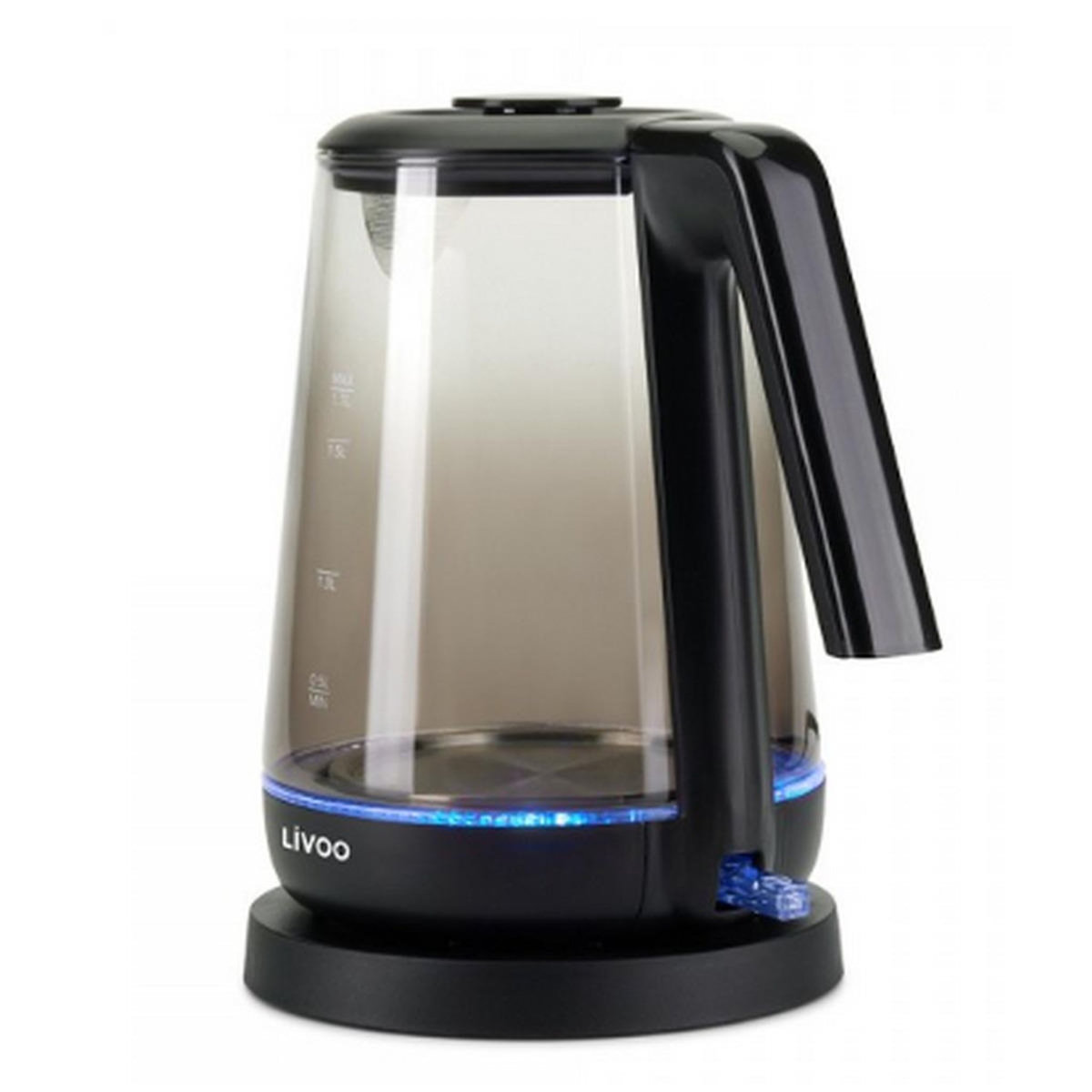 LIVOO Bouilloire sans fil 1.7l 2200w transparent - DOD216N