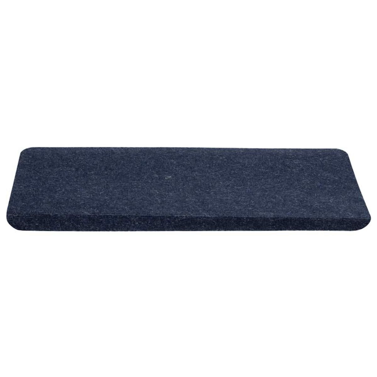 VIDAXL Tapis d'escalier auto-adhesifs 30 pcs bleu 65x24,5x3,5 cm