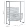 Voir la diapositive 6 : VIDAXL Porte-revue Argente 35x15x45 cm Acier