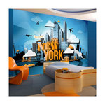 Paris Prix Papier Peint  New York Welcome. Coloris disponibles : Multicolore