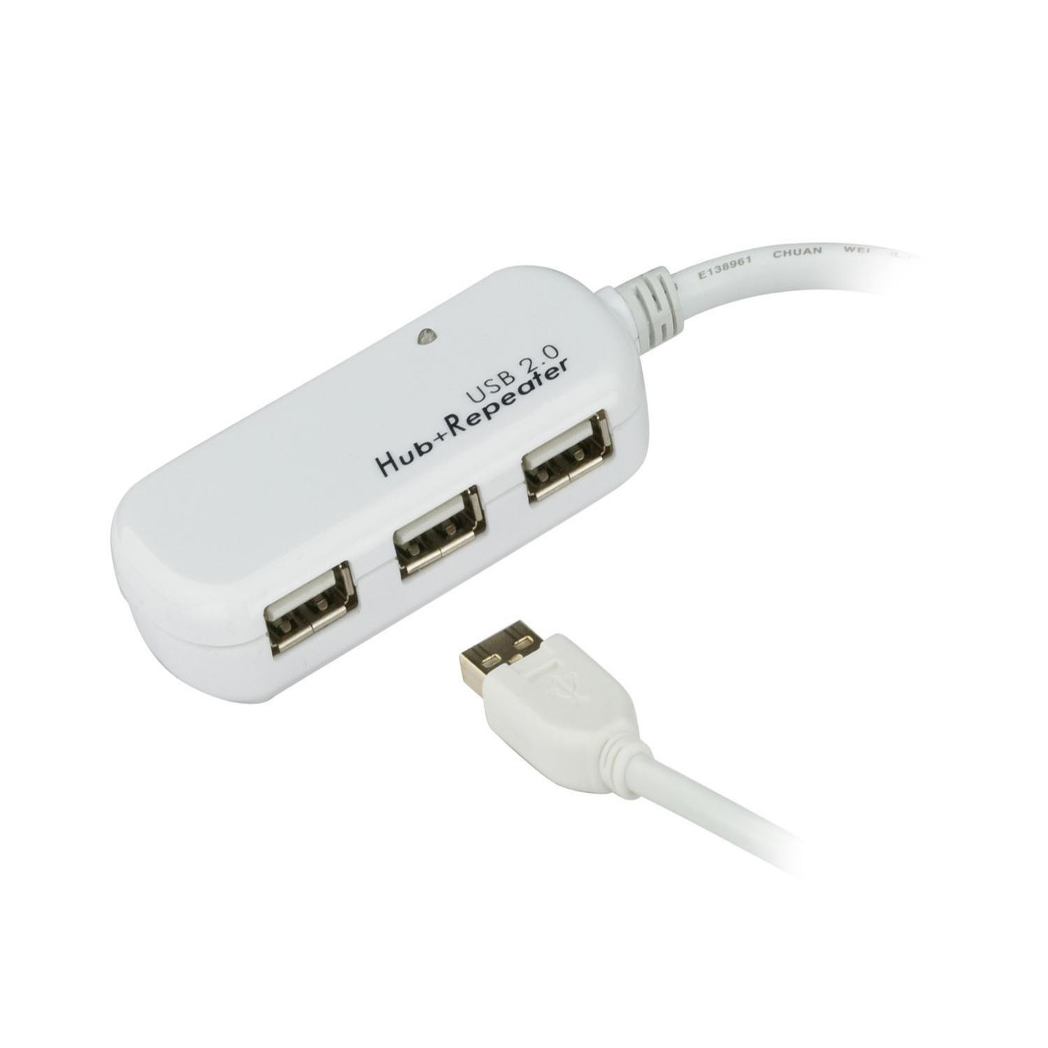Aten ATEN Rallonge USB 2.0 avec concentrateur à 4 ports - 12 m