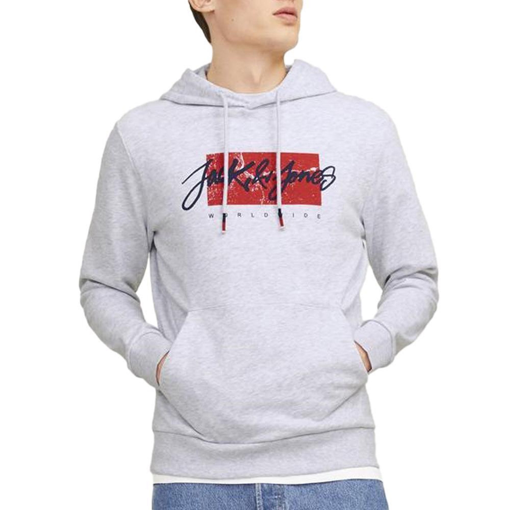 Jack & Jones Sweat  Homme Jack & Jones Whtiley. Coloris disponibles : Gris
