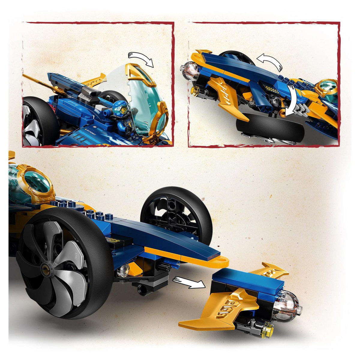 LEGO NINJAGO 71752 - Le bolide ninja sous-marin