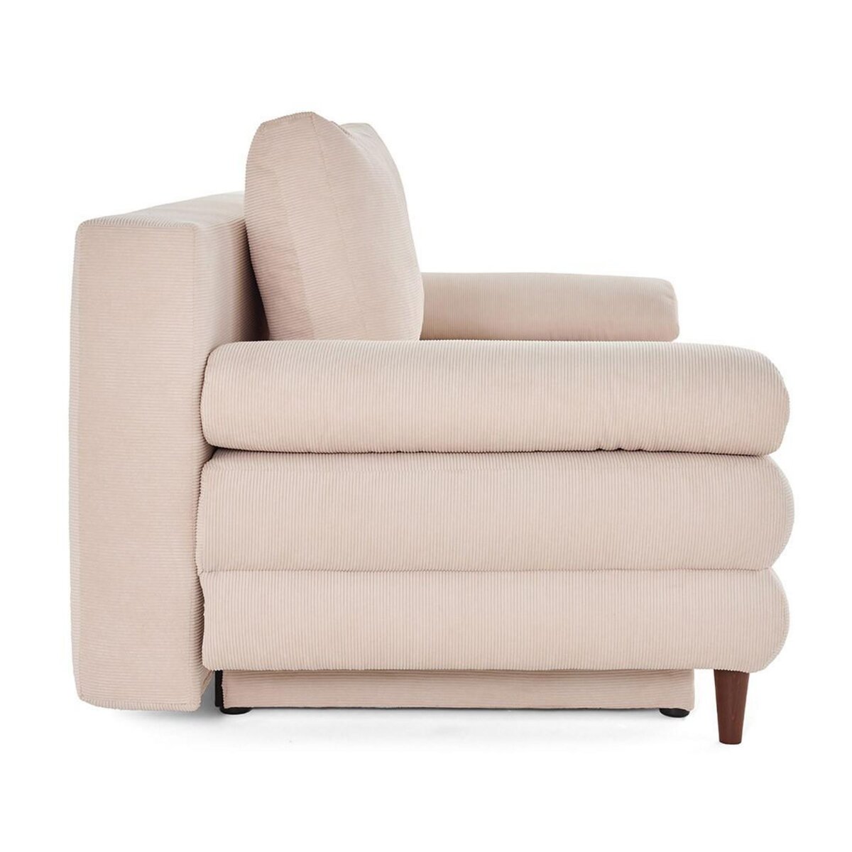 BEST MOBILIER Wonder - canapé 3 places convertible avec coffre en velours côtelé