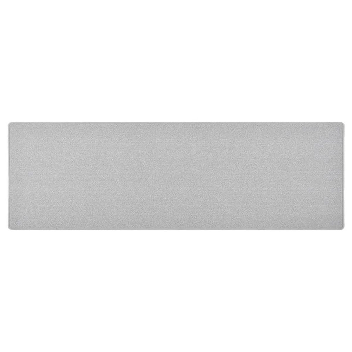 VIDAXL Tapis de couloir Gris clair 80x250 cm