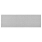 VIDAXL Tapis de couloir Gris clair 80x250 cm