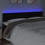 Voir la diapositive 3 : VIDAXL Tete de lit a LED Noir 160x5x78/88 cm Velours
