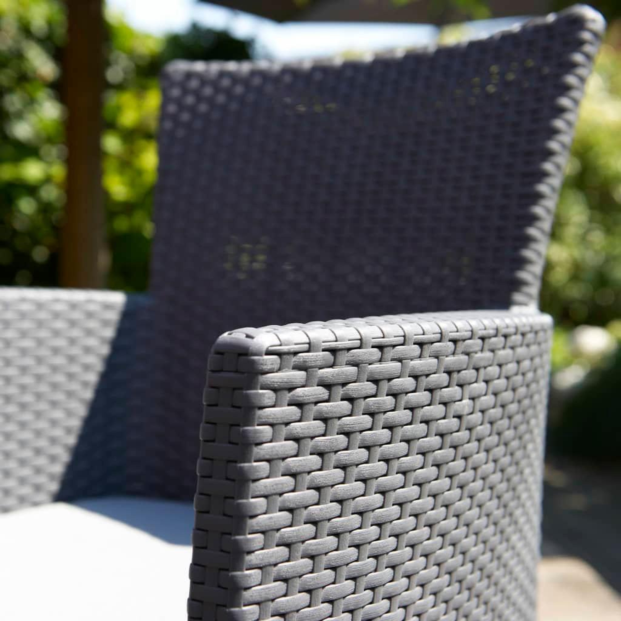 Voir la diapositive 4 : Keter Keter Chaise de salle a manger de jardin Iowa graphite 215526