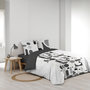 Voir la diapositive 3 : Douceur d'Intérieur Housse de couette 260x240 + 2 taies CHILIPOP 100% coton