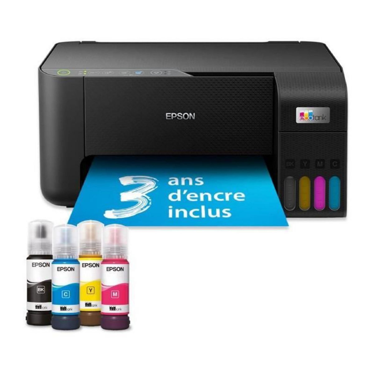 Epson Imprimante multifonction A4 - EPSON - Ecotank ET-2860 - Wi-Fi - Equipée de réservoirs d'encre