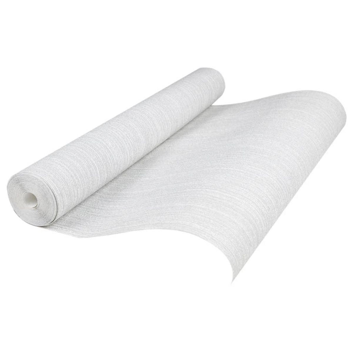 VIDAXL Papier peint 3D couleur unie gris 10x0,53 m non tisse