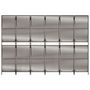 Voir la diapositive 5 : VIDAXL Cloison de separation 6 panneaux marron resine tressee