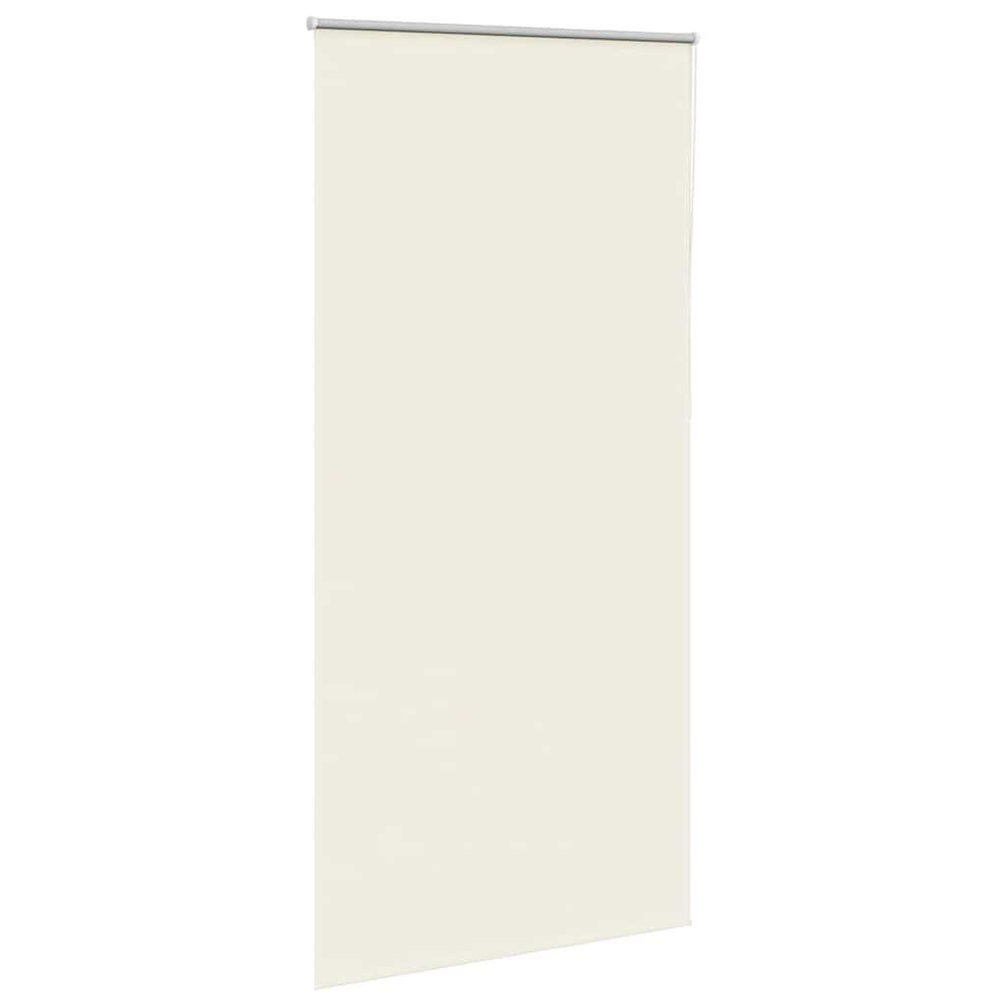 Voir la diapositive 3 : VIDAXL Store enrouleur occultant blanc casse 100x230 cm largeur tissu