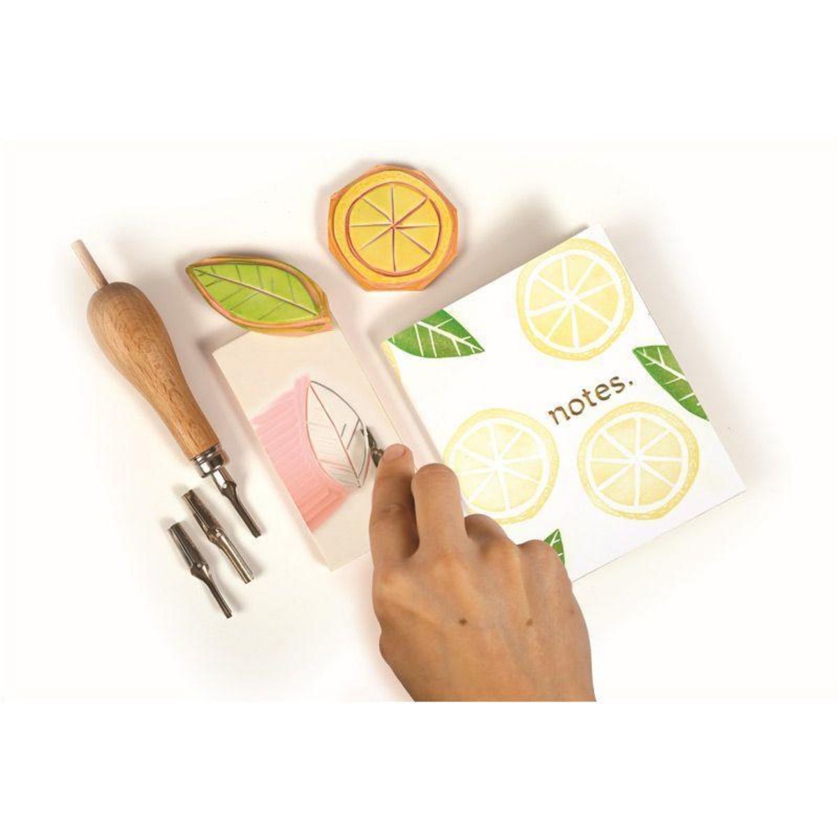 Graine créative Kit linogravure de 10 pieces