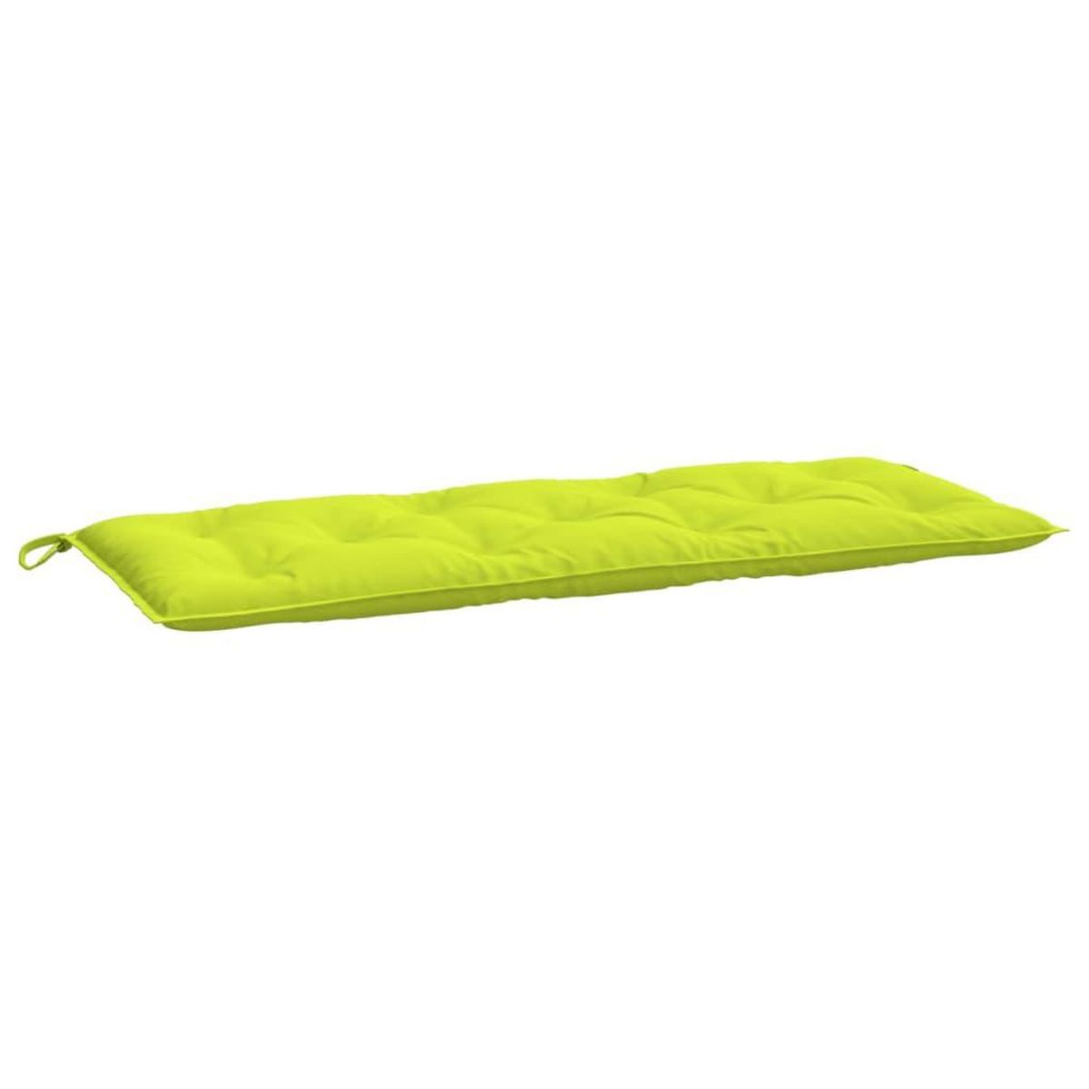 VIDAXL Coussins de banc de jardin lot de 2 vert vif tissu Oxford