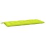 Voir la diapositive 4 : VIDAXL Coussins de banc de jardin lot de 2 vert vif tissu Oxford