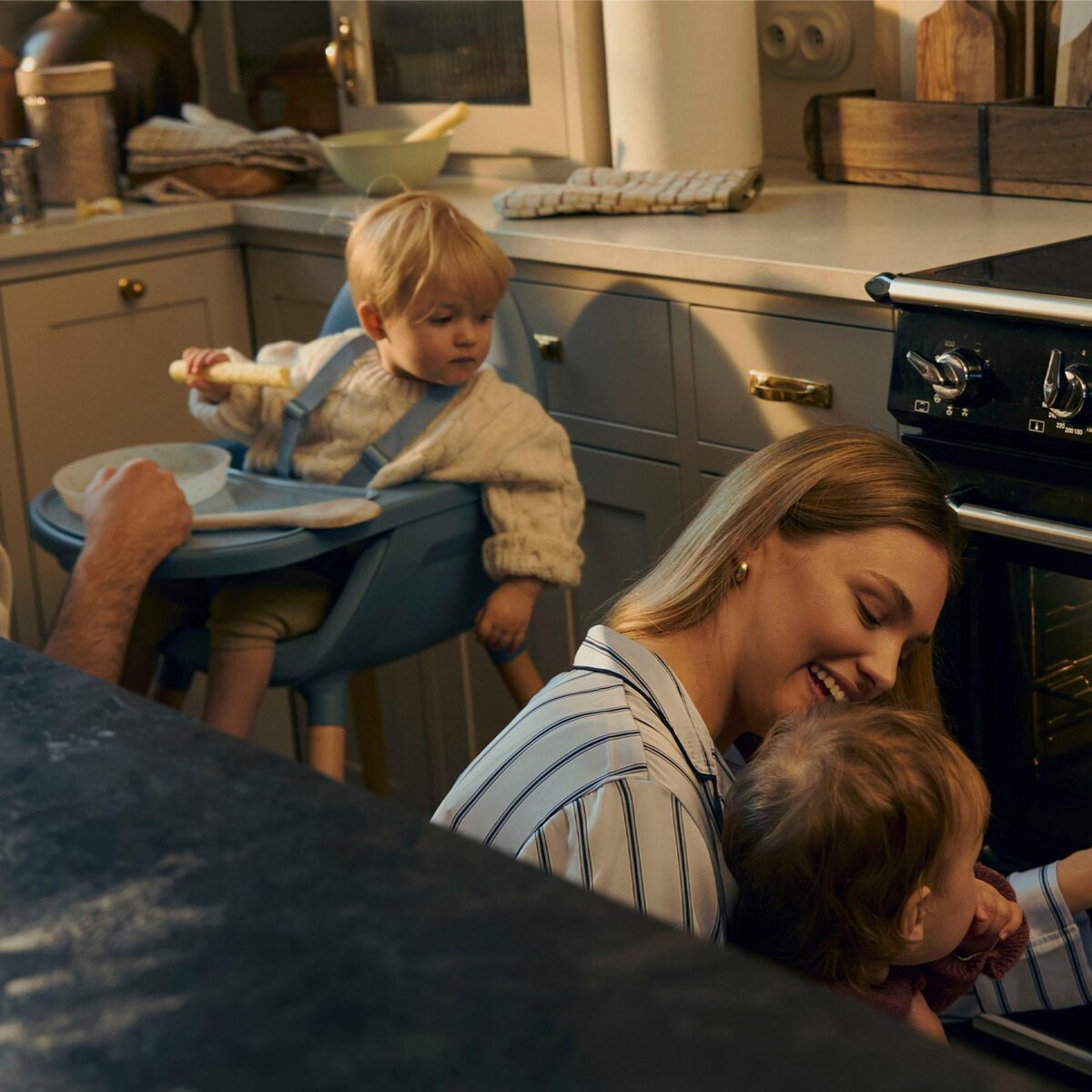 KINDERKRAFT Chaise haute 2en1 fini 2 pratique et confortable