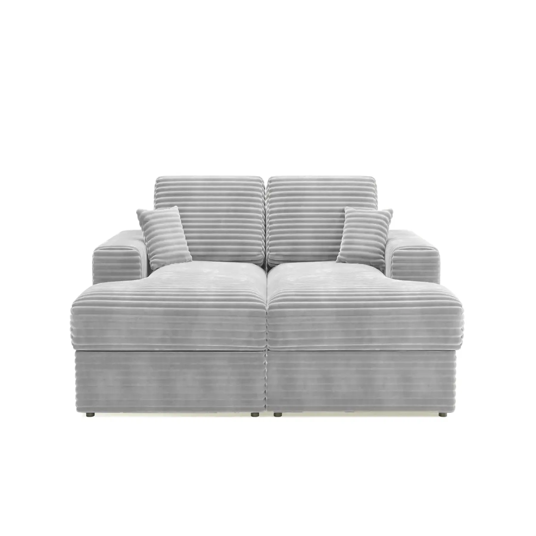Voir la diapositive 1 : CASANOVA PARIS Lisbonne xl - canapé droit xl velours côtelé