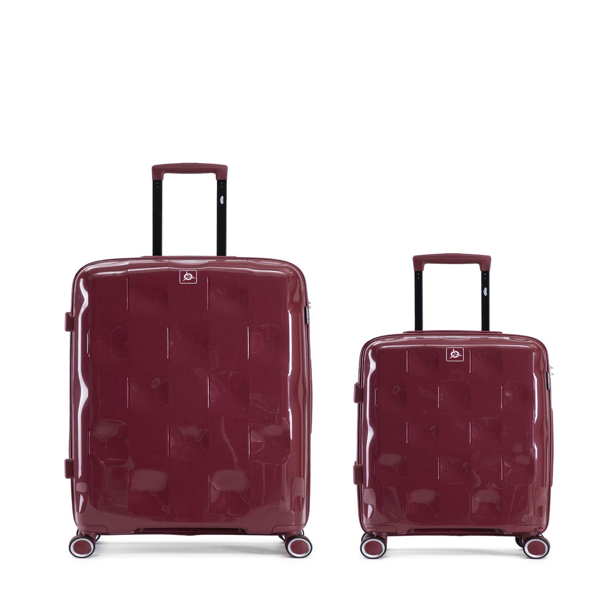 OBAGO Lot de 2 Valises Rigides Grand Format et Cabine AQUILA