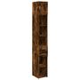 Voir la diapositive 2 : VIDAXL Armoire de rangement mince chene fume 30x42,5x225 cm