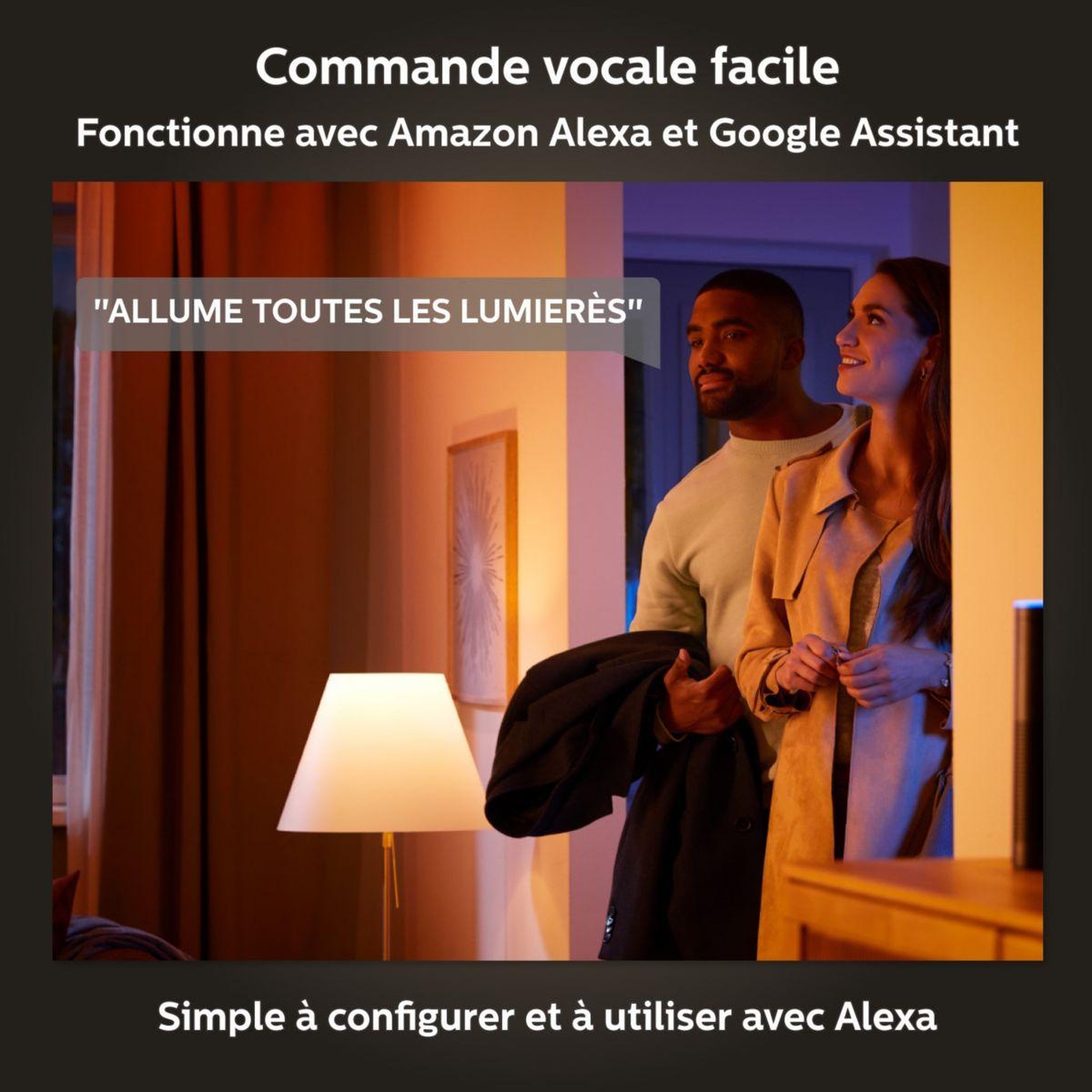 Voir la diapositive 4 : PHILIPS HUE Ampoule led connectée e14 white flamme