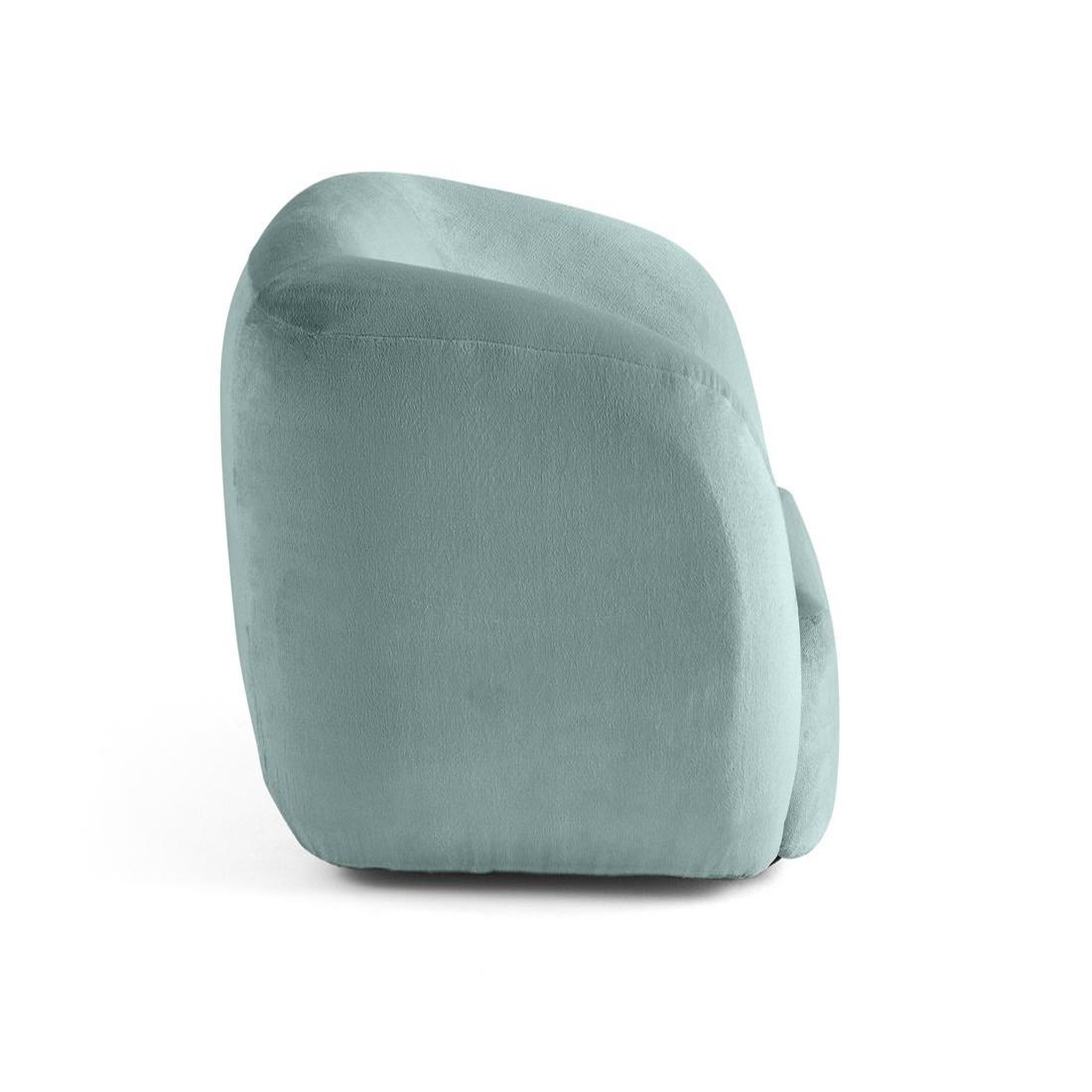 Voir la diapositive 5 : LISA DESIGN Ernee - fauteuil cocon - en velours