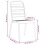 Voir la diapositive 6 : VIDAXL Ensemble a manger de jardin 5 pcs anthracite acier