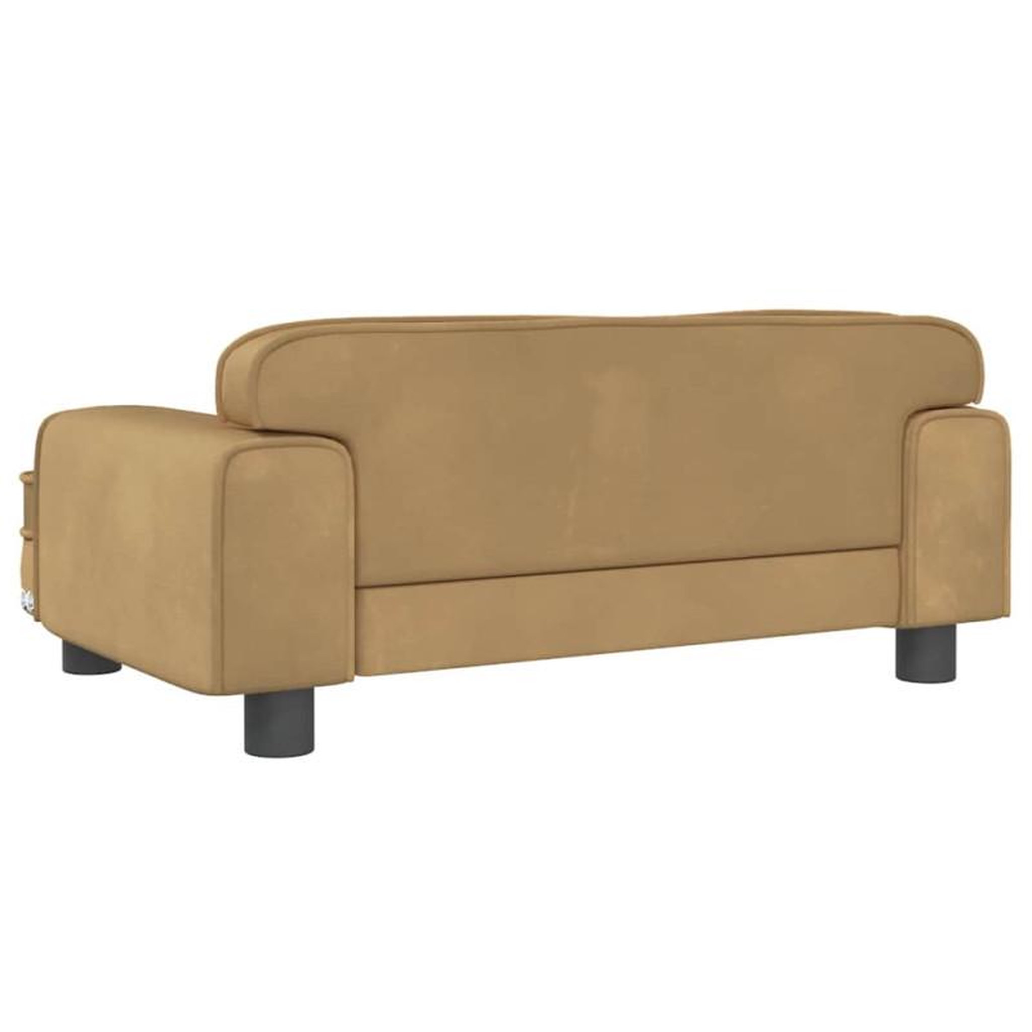 Voir la diapositive 5 : VIDAXL Lit pour chien marron 70x45x30 cm velours