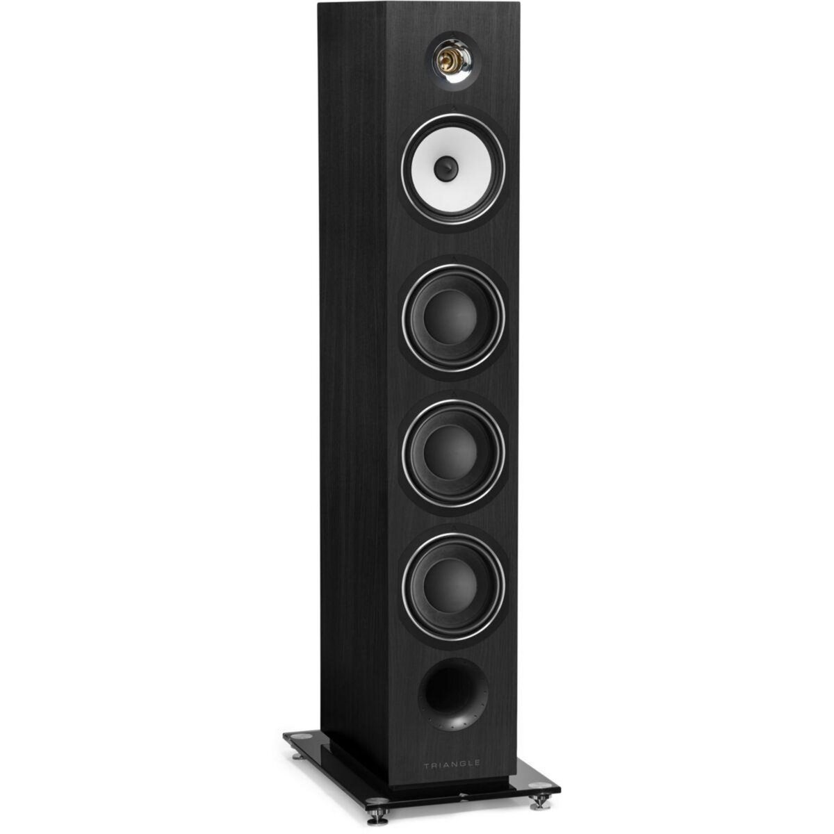 Triangle Enceinte colonne Australe EZ Bois noirx1