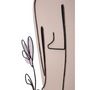 Voir la diapositive 4 : Paris Prix Décoration Murale en Métal  Lady Flower  90cm Multicolore