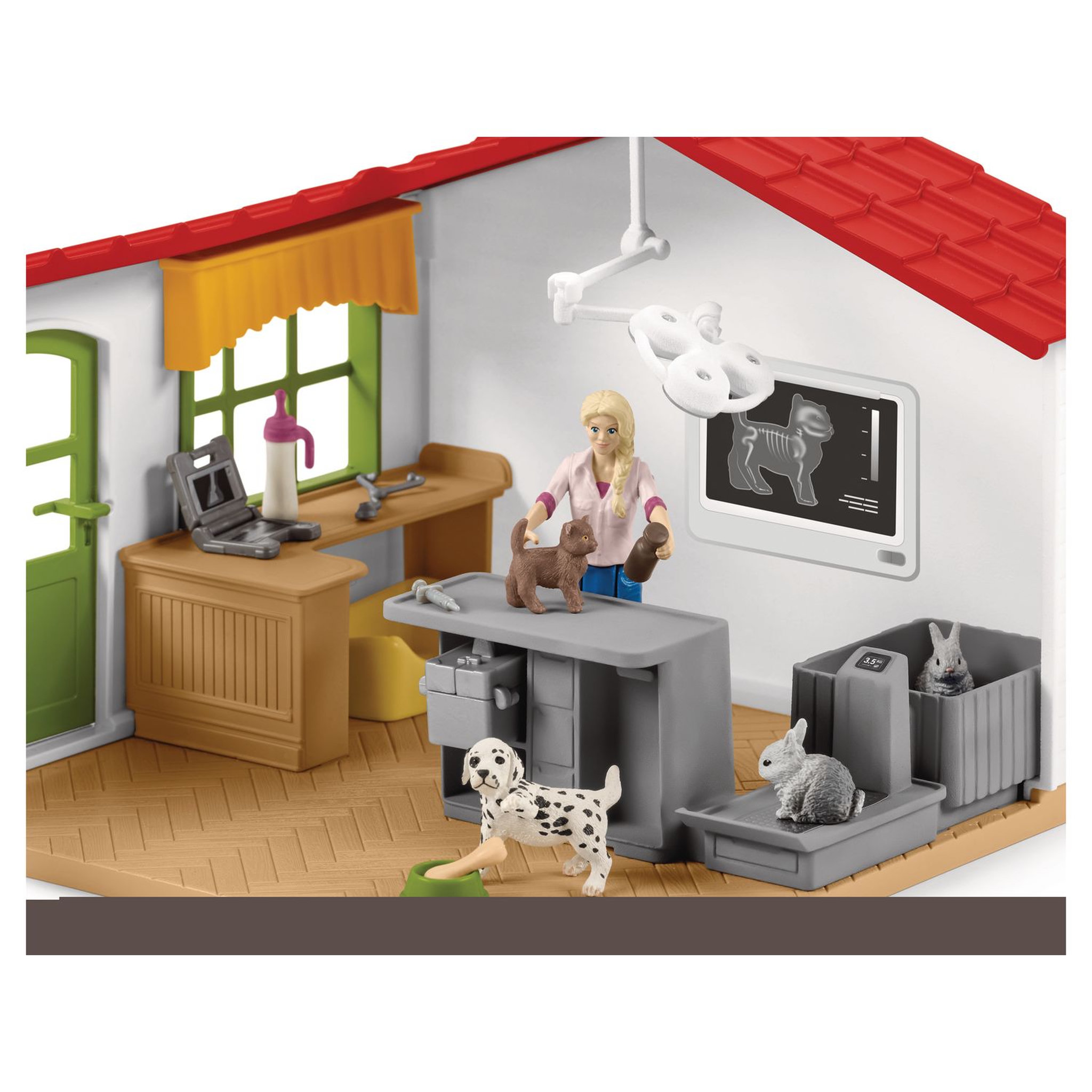 Voir la diapositive 3 : Schleich Cabinet vétérinaire avec animaux Farm world