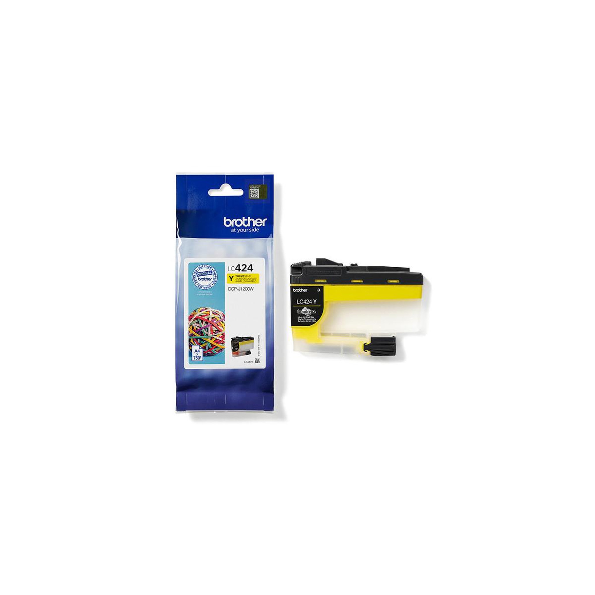 Brother Cartouche brother lc424y jaune 750 pages