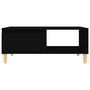 Voir la diapositive 5 : VIDAXL Table basse Noir 90x50x36,5 cm Bois d'ingenierie