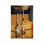 Voir la diapositive 4 : Paris Prix Lot de 2 Chandeliers  Galaxy  30cm Crème & Or