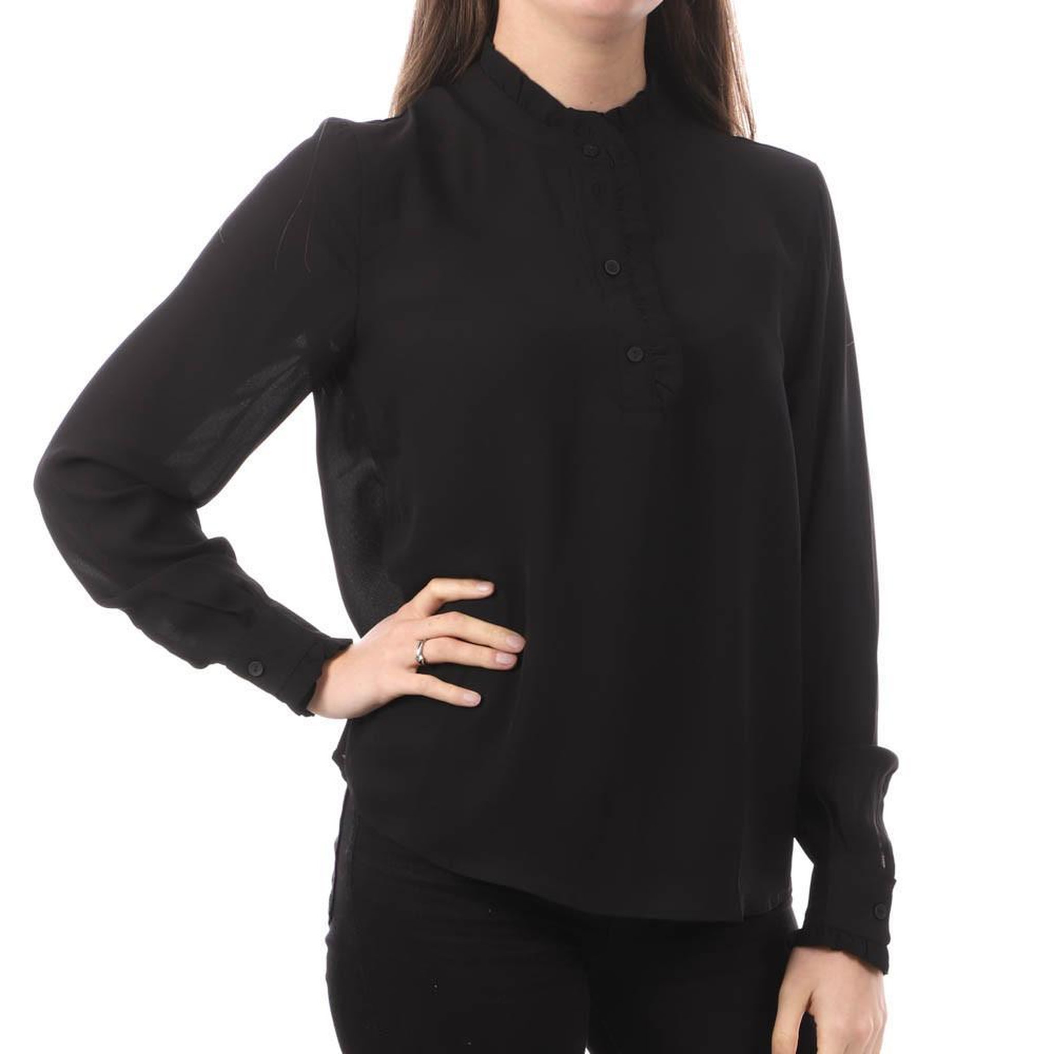 Voir la diapositive 1 : JACQUELINE DE YONG Blouse Noir Femme JDY Melisa