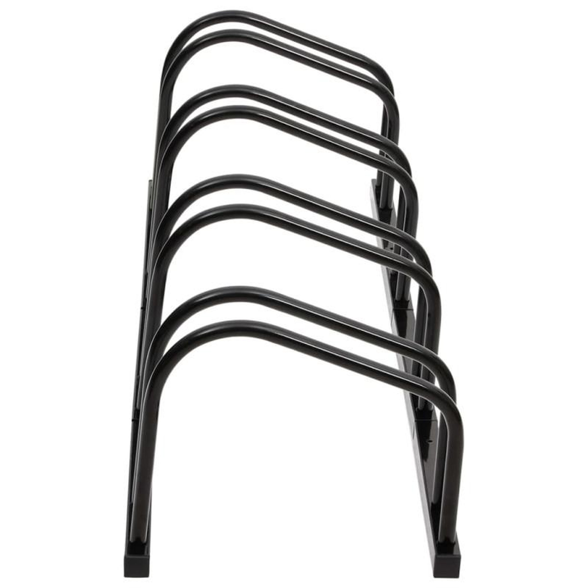 Voir la diapositive 3 : VIDAXL Porte vélos pour 4 vélos noir acier