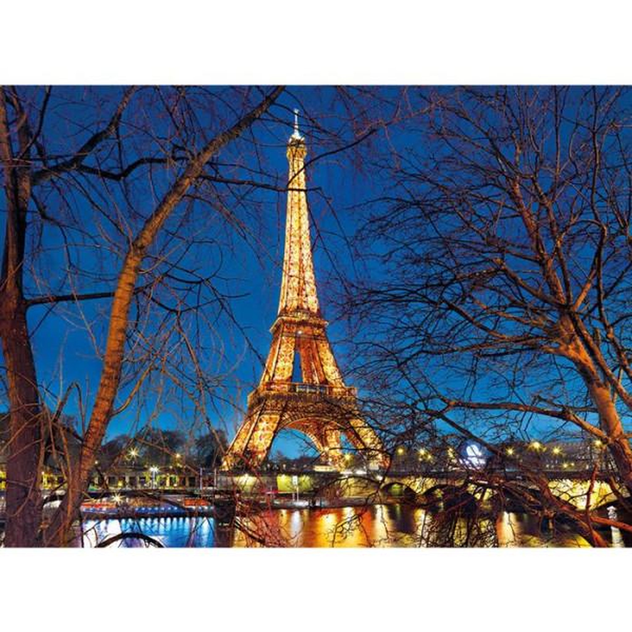 CLEMENTONI Puzzle 2000 pieces : tour eiffel illuminée