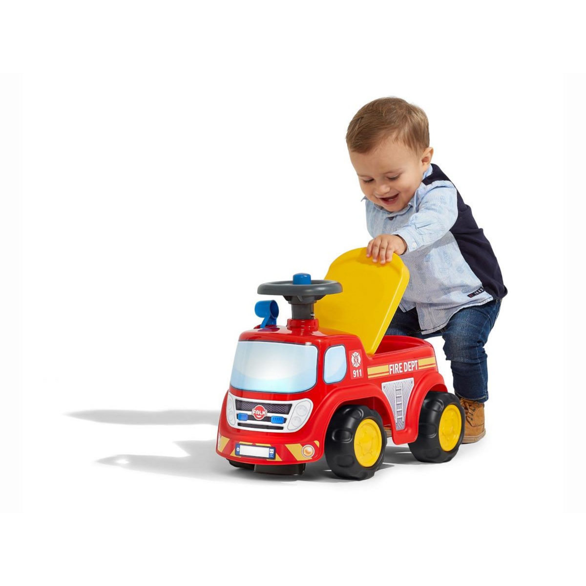 FALK Porteur enfant Pompier 1 à 3 ans - Falk