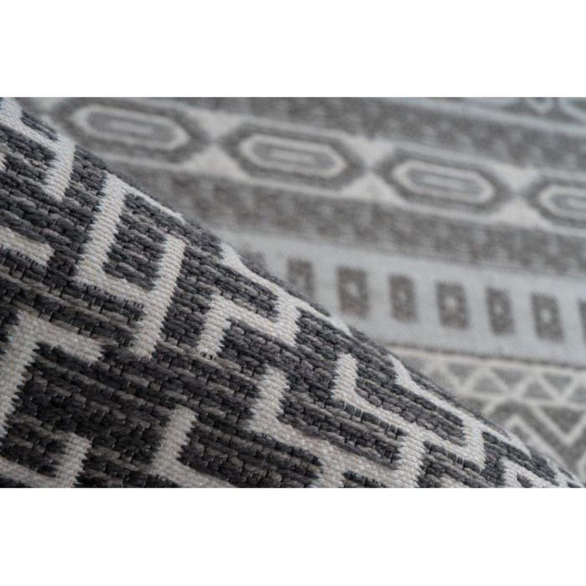 Paris Prix Tapis d'Extérieur Ethnique  Yoga  Taupe & Crème