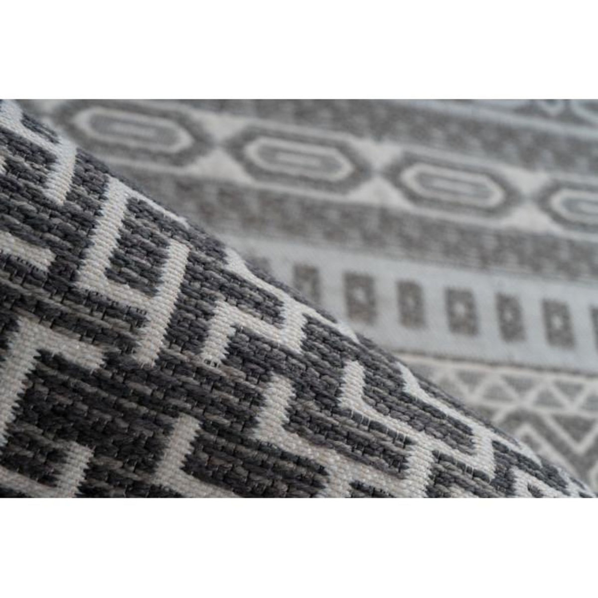 Paris Prix Tapis d'Extérieur Ethnique  Yoga  Taupe & Crème