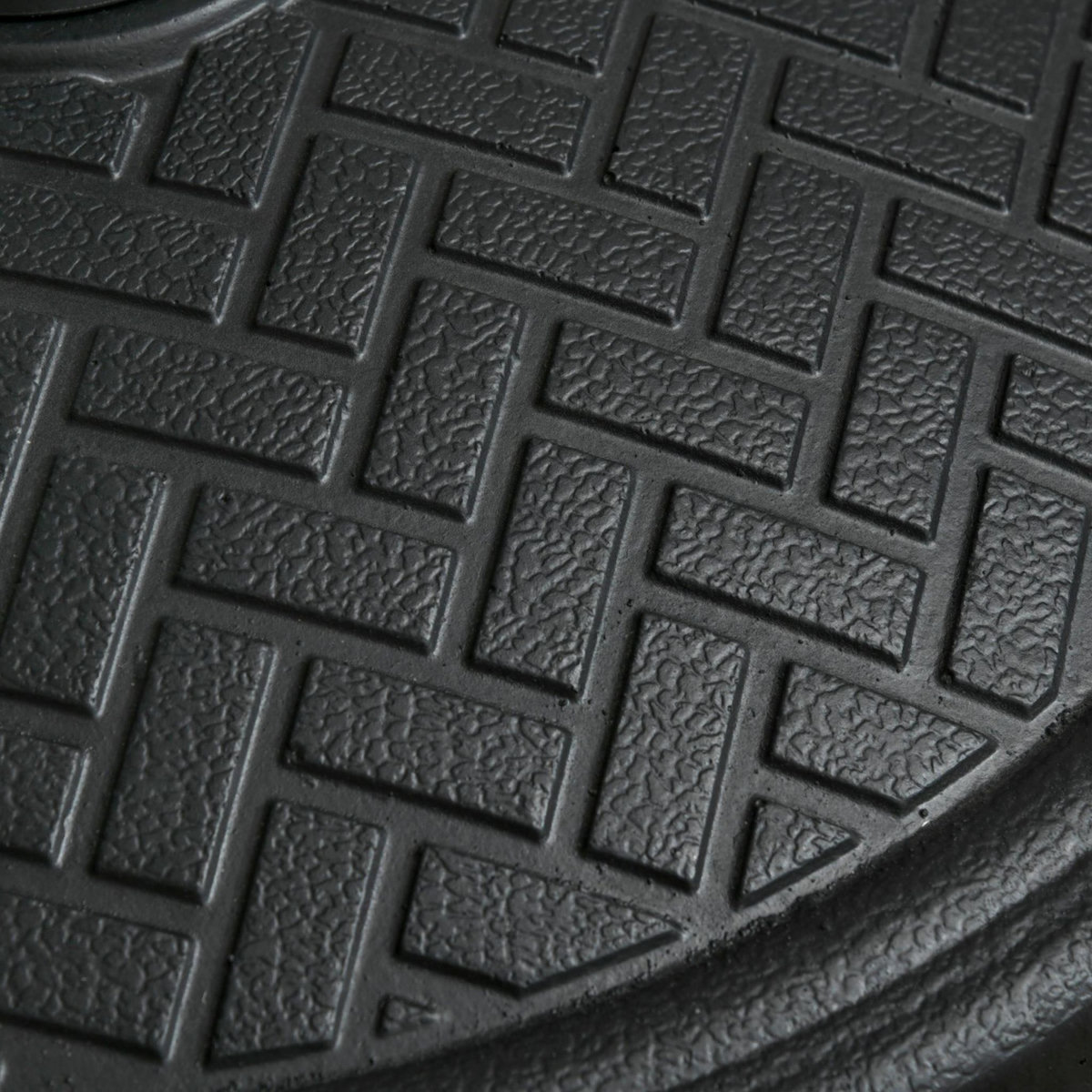 OUTSUNNY Pied de parasol rond base de lestage Ø 46 x 34 cm métal motif zig zag poids net 14 Kg noir