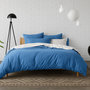Voir la diapositive 3 : BATON ROUGE Housse de couette 100% percale de coton lavé 80fils/cm2