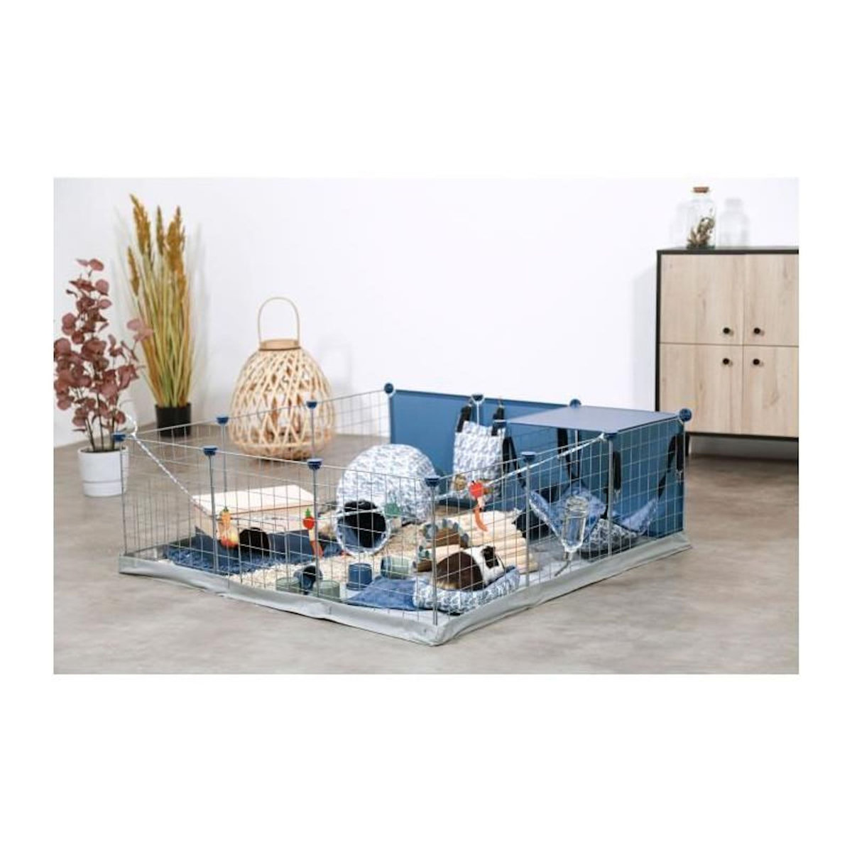 Zolux Enclos modulable - ZOLUX - Neo park - Parc pour petits animaux - Cochin d'inde - 105X105X35 - 1,10 m²