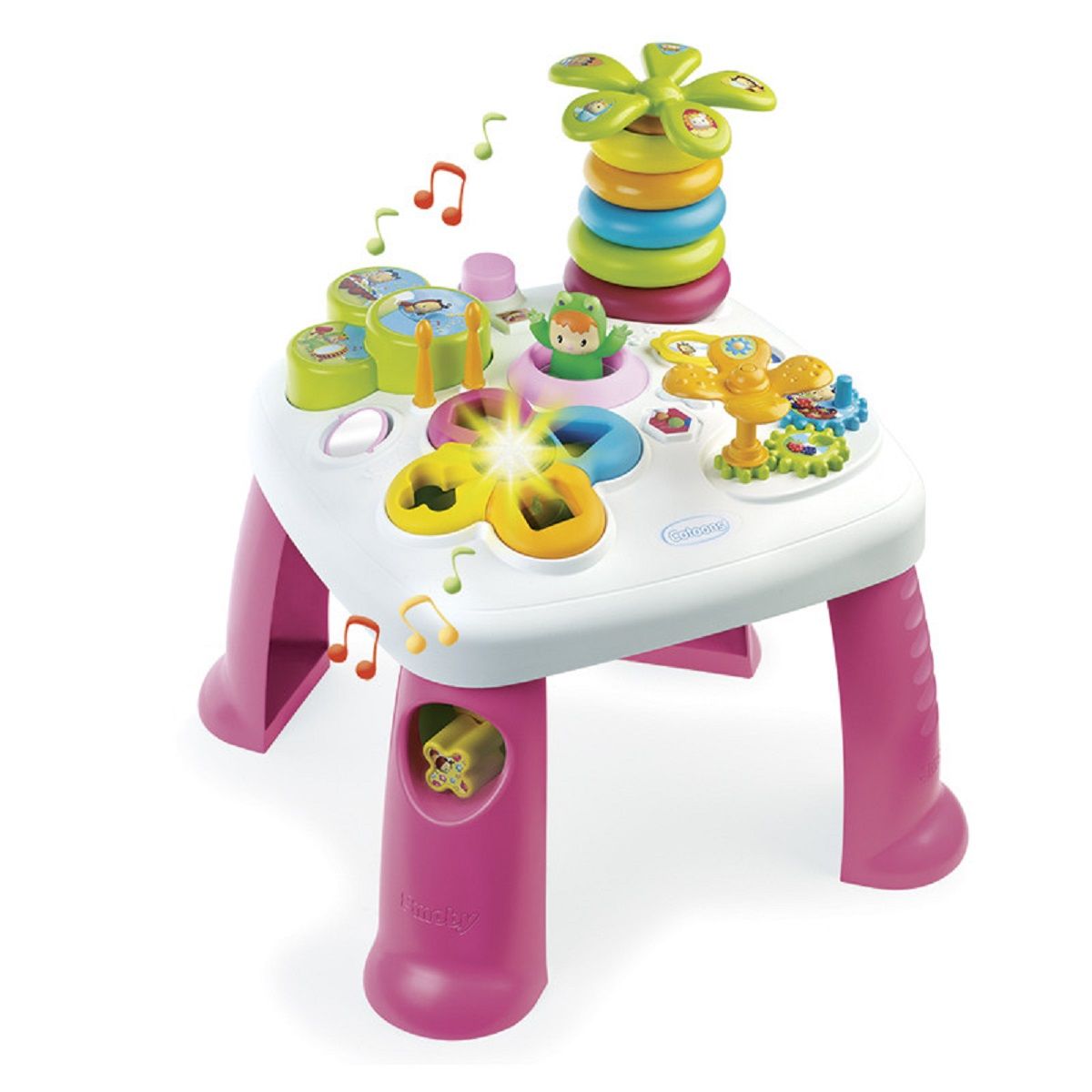 SMOBY Table d'Activités Rose Cotoons - Dès 12 Mois