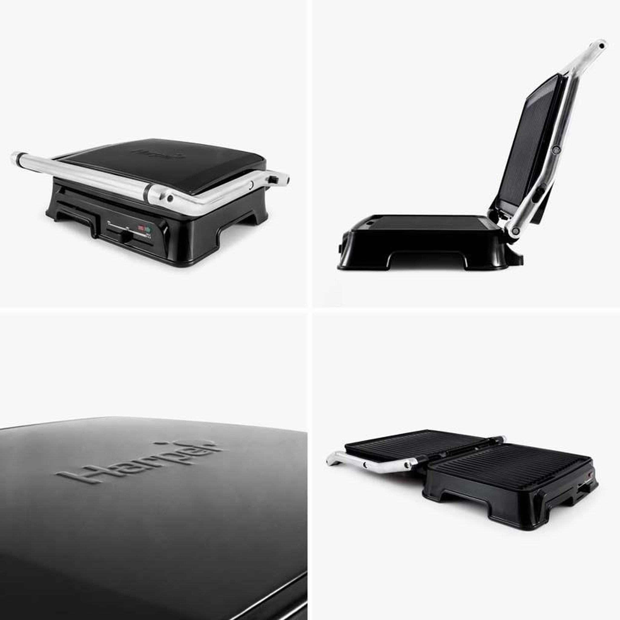 Voir la diapositive 2 : Harper Grille Viande Avec Thermostat Réglable Xgrill Harper Noir