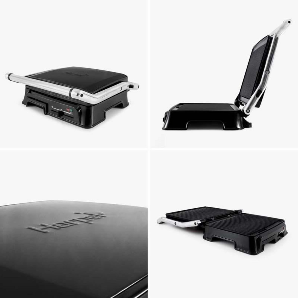 Harper Grille Viande Avec Thermostat Réglable Xgrill Harper Noir